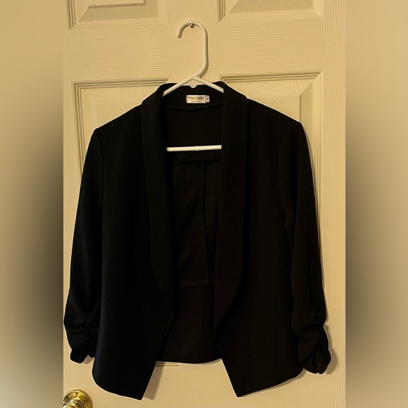 POGTMM Jackets & Blazers - Classic Black Suit Jacket with Professional Design